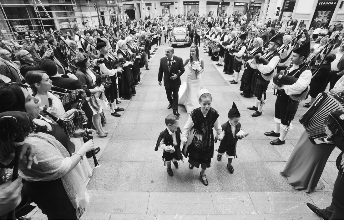 Boda y banda de gaitas Oviedo